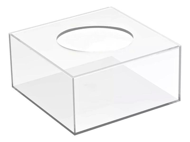 Imagem de Caixa De Acrilico Para Decoração De Bolos 25X25X10 3Mm.