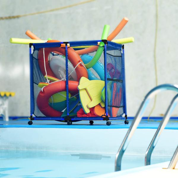 Imagem de Caixa de armazenamento de piscina AOBEN Rolling Mesh Basket Organizer