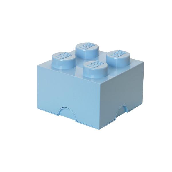 Imagem de Caixa de armazenamento LEGO Room Copenhagen Stackable Brick 4 Light Blu