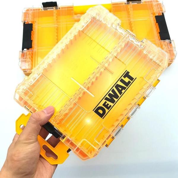 Imagem de Caixa de Armazenamento para Ferramentas DEWALT TSTAK Amarela - Mini Estojo Resistente