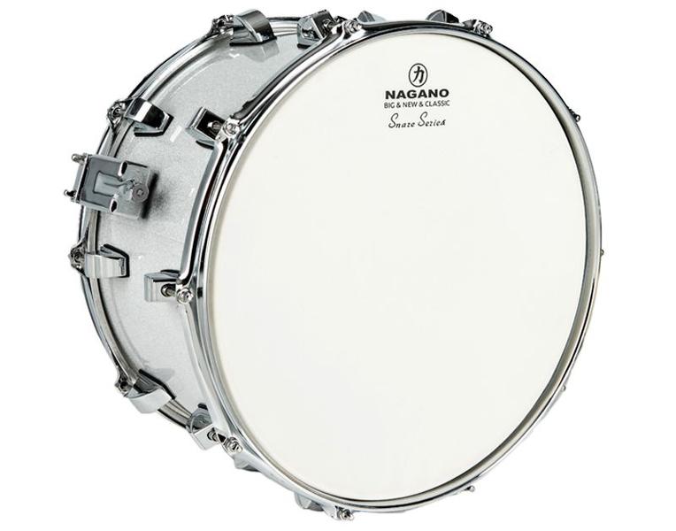 Imagem de Caixa de Bateria Nagano Big Beat 14x8 Madeira SVS Silver Sparkle