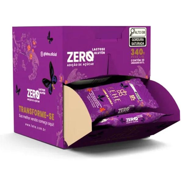 Caixa De Bombom Chocolate Branco Zero Rech. Avelã Fehe 340G Imagem de Caixa De Bombom Chocolate Branco Zero Rech. Avelã Fehe 340G