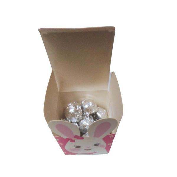Caixa de Bombom Coelhinho Rosa 200g Aniversário Lembrancinha - Pride Imagem de Caixa de Bombom Coelhinho Rosa 200g Aniversário Lembrancinha