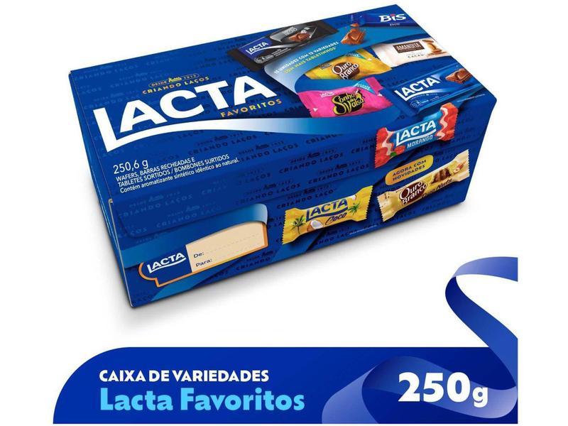 Imagem de Caixa de Bombom Lacta Favoritos - 250,6g