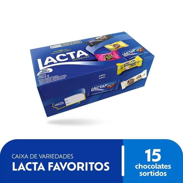 Imagem de Caixa de Bombons Lacta Favoritos 250,6g