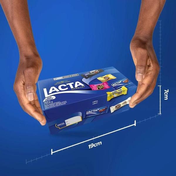 Caixa De Bombons Lacta Favoritos 5 Caixas De 250,6G Imagem de Caixa De Bombons Lacta Favoritos 5 Caixas De 250,6G