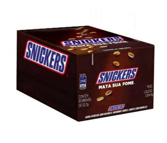 Imagem de Caixa de Chocolate Snickers - kit 20 und de 45g