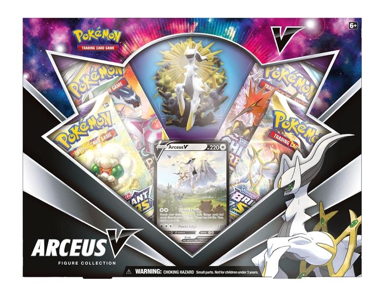 Imagem de Caixa de coleção de figuras Pokémon TCG Arceus V com cartão promocional