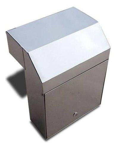 Imagem de Caixa De Correio Inox 304 Modelo L Para Muro