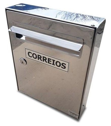 Imagem de Caixa De Correio Inox Com Chapeu Para Entrada De Prédio