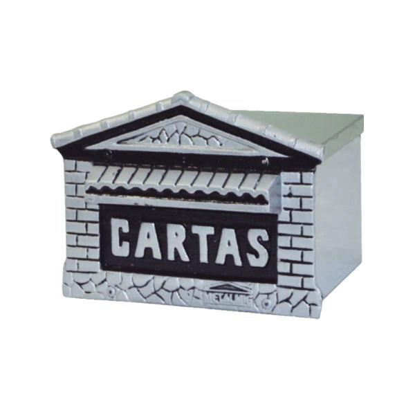 Imagem de Caixa de Correio Para Cartas Francesa Inox Detras 15x21x12cm