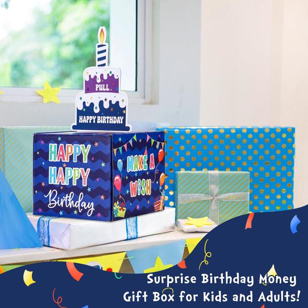 Caixa de dinheiro Meiidoshine Birthday para presente em dinheiro com 100 sacolas Imagem de Caixa de dinheiro Meiidoshine Birthday para presente em dinheiro com 100 sacolas
