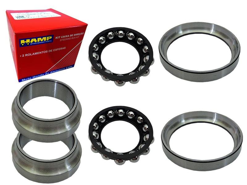 Imagem de Caixa De Direção Hamp Honda Nx 150 200 Nx 350 Sahara Falcon Xlr 125 Xlx 250 350 Xr 200 Xre Crf 150 230 250 Nxr Bros 125 150 160