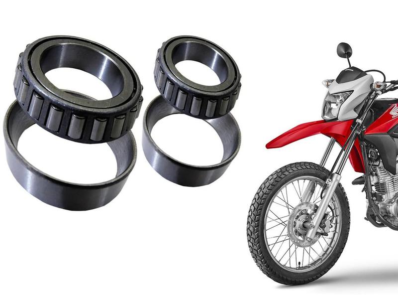 Imagem de Caixa De Direção Honda Nx 150 200 Nx 350 Sahara Falcon Xlr 125 Xlx 250 350 Xr 200 Xre Crf 150 230 250 Nxr Bros 125 150 160