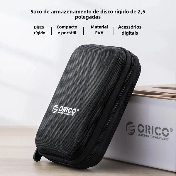 Imagem de Caixa de Disco Rígido Portátil ORICO - 2,5" - Proteção e Armazenamento