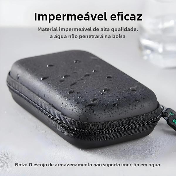 Imagem de Caixa de Disco Rígido Portátil Ugreen 2,5" - HDD e SSD - com Bolsa de Viagem