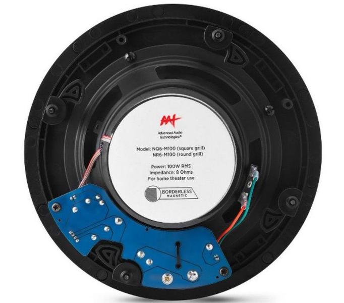 Imagem de Caixa De Embutir AAT NQ6 100 Slim 100W rms ( PAR ) Cor Preto