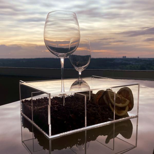 Caixa de especiarias para gin - Acrihome Acrílicos Imagem de Caixa de especiarias para gin