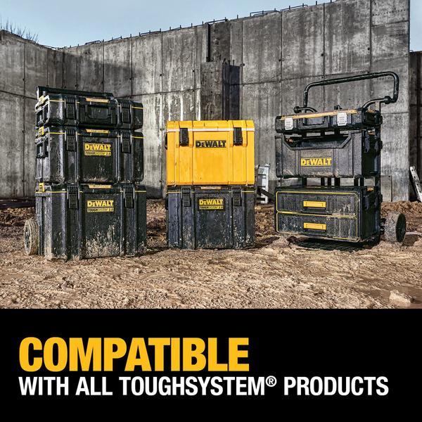 Imagem de Caixa de ferramentas DEWALT TOUGHSYSTEM 2.0 Capacidade extra grande de 123 kg