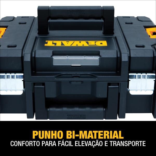 Imagem de Caixa de ferramentas DEWALT TSTAK II, tampa plana de 13 polegadas, capacidade de 30 kg