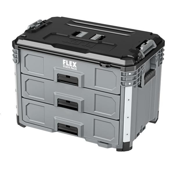 Imagem de Caixa de ferramentas do sistema de armazenamento FLEX STACK PACK 3-Drawer FS1105