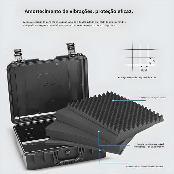 Imagem de Caixa de Ferramentas Multifuncional Portátil - Material PP Resistente