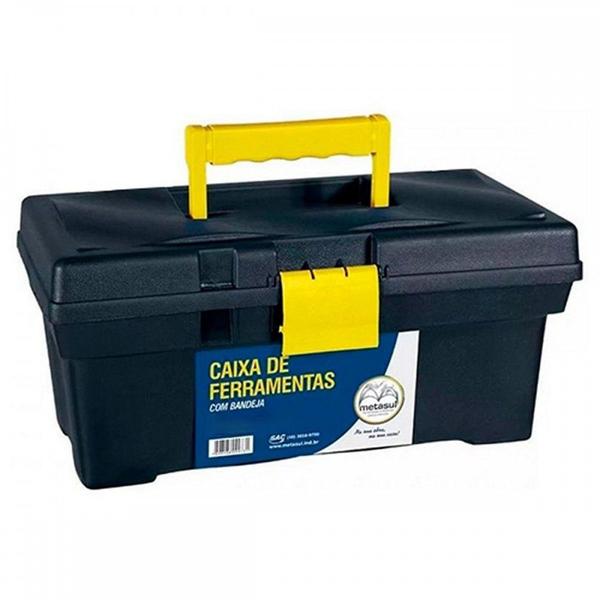 Imagem de Caixa De Ferramentas Plastica Metasul 12,5'' Preta