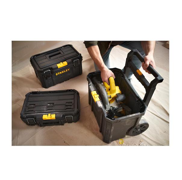 Imagem de Caixa de Ferramentas Stanley 3 em 1 Quick-Link 45 KG 80 L com Rodas 7"