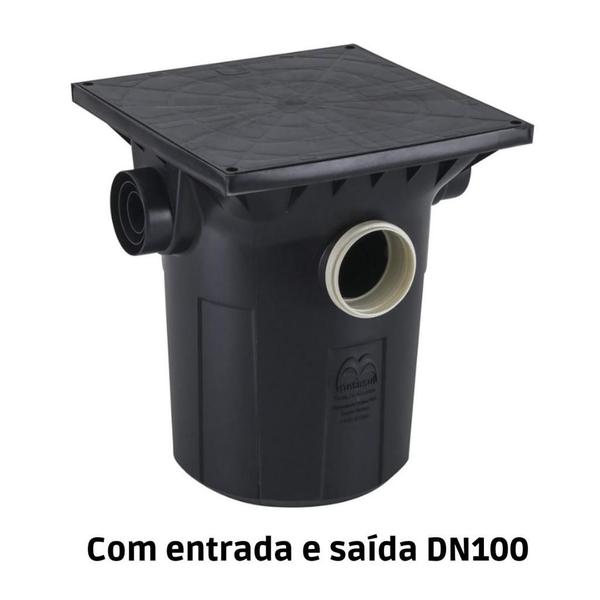 Imagem de Caixa de gordura coletora dn 100 41,2l com prolongador