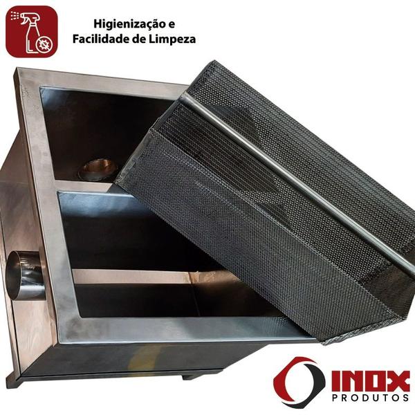 Imagem de Caixa de Gordura Inox - Modelo 02 - Inox 304 - 40x40x30 cm