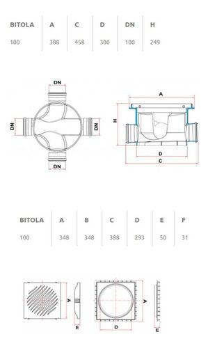 Imagem de Caixa De Inspeção Esgoto 100 Mm Com Tampa Reforçada Tigre