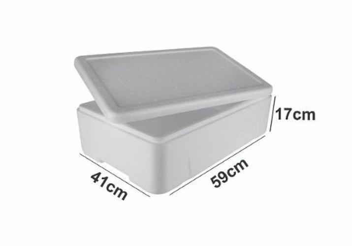 Imagem de Caixa De Isopor Para Alimento Pescado 13Kg Isoterm