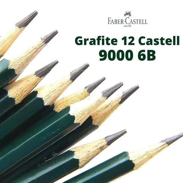 Imagem de Caixa De Lápis 9000 6 B Faber Castel 12 Unid Kit 3