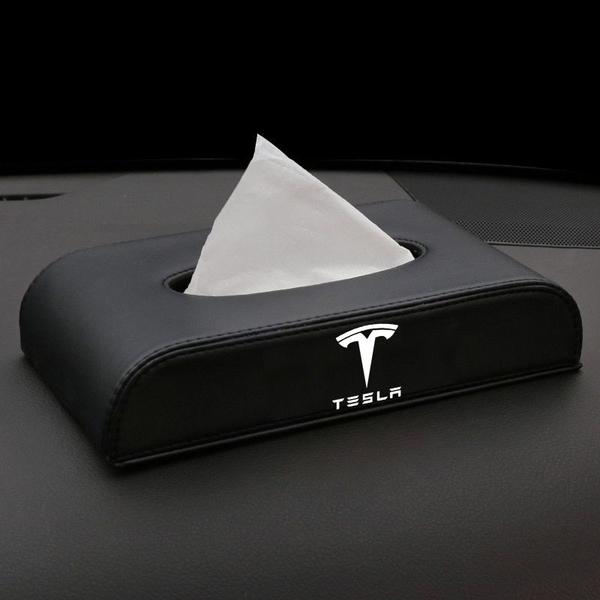 Imagem de Caixa de lenços para Tesla Model 3 Model Y Wokex Paper Multifuncti