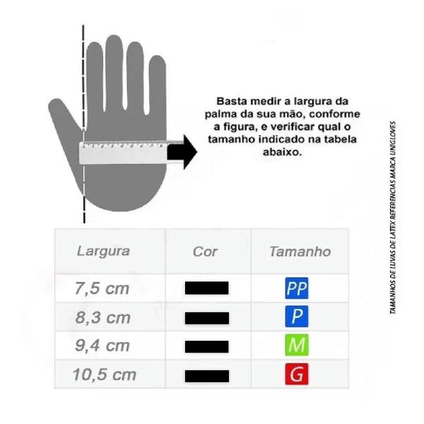 Imagem de Caixa De Luva M Preta - Unigloves 100 Unidades