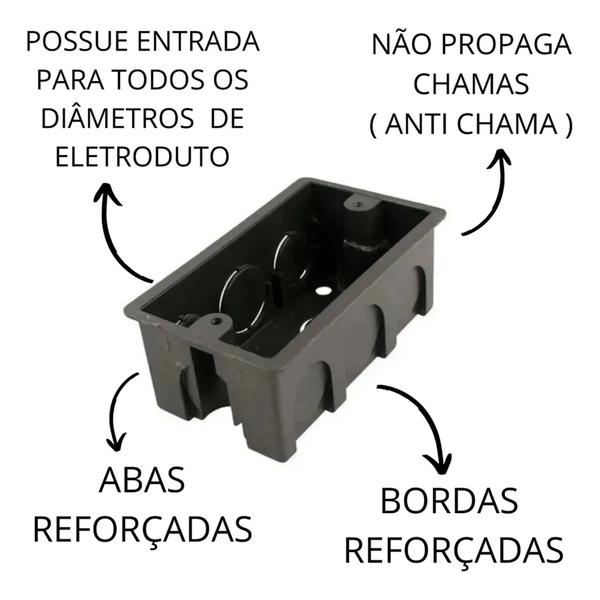 Imagem de Caixa de luz 4x2 - pct com 100