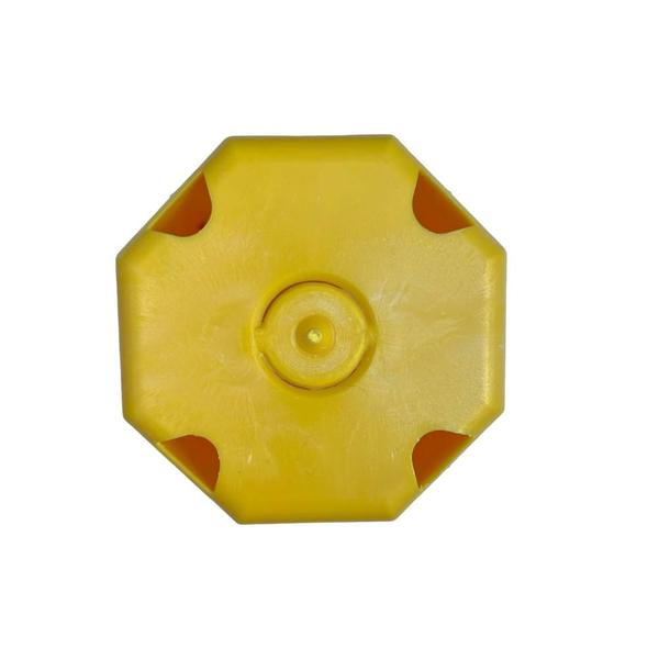 Imagem de Caixa de Luz Octogonal PVC 3x3 Amarelo Amanco Unidade