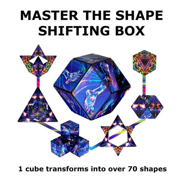 Imagem de Caixa de mudança Fidget Cube Shape Shashibo com 36 ímãs