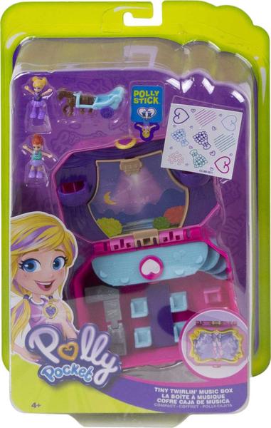 Imagem de Caixa de música Playset Polly Pocket Tiny Twirlin' com 2 bonecas