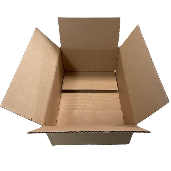 Imagem de Caixa de Papelão SemiKraft  Para Envios de E-commerce 31x22x12 com 50 unidades Fortes e Resistentes 