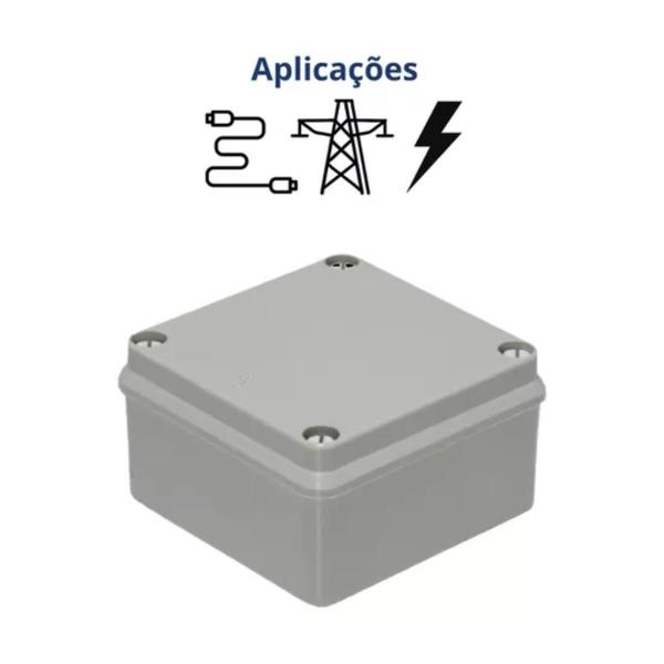 Imagem de Caixa De Passagem Eletrica Ip65 102x102x55