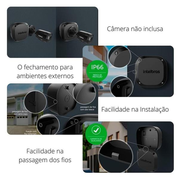 Imagem de Caixa de passagem Para acabamento às instalações de CFTV