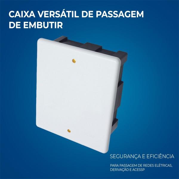 Imagem de Caixa De Passagem Para Embutir Branco