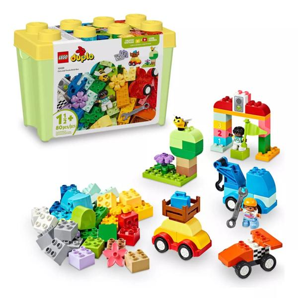 Imagem de Caixa de Peças Carros e Caminhões Lego Duplo