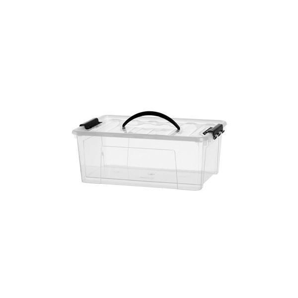 Caixa De Plastico Com Tampa Organizador 7 L Multiuso - Plasnew Imagem de Caixa De Plastico Com Tampa Organizador 7 L Multiuso