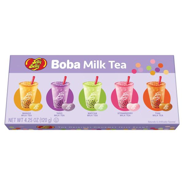 Imagem de Caixa de presente 5 Sabores chá Leite Jelly Belly Boba 120g