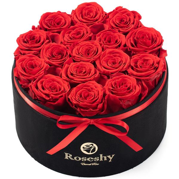 Imagem de Caixa de presente Flowers Roseshy Forever Preserved Roses, 16 unidades