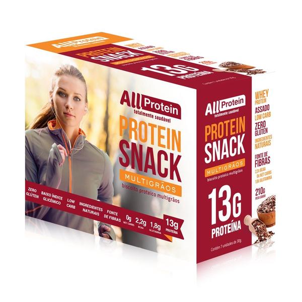 Imagem de Caixa de Protein Snack Multigrãos 7 unidades de 30g - All Protein