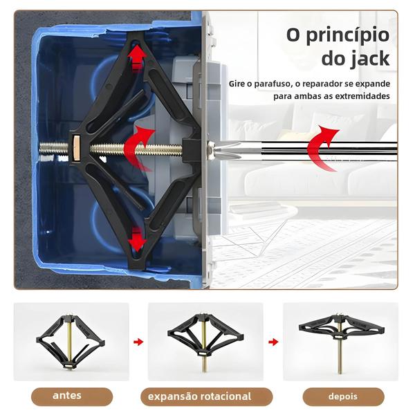 Imagem de Caixa de Reparo para Interruptor e Tomada - 86mm - Preta