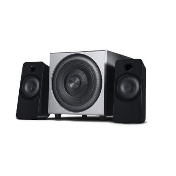 Imagem de Caixa de Som 2.1 30W RMS Grade Metal Preta e Prata SP262 - Multilaser